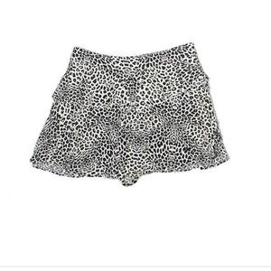 Zara animal print skort